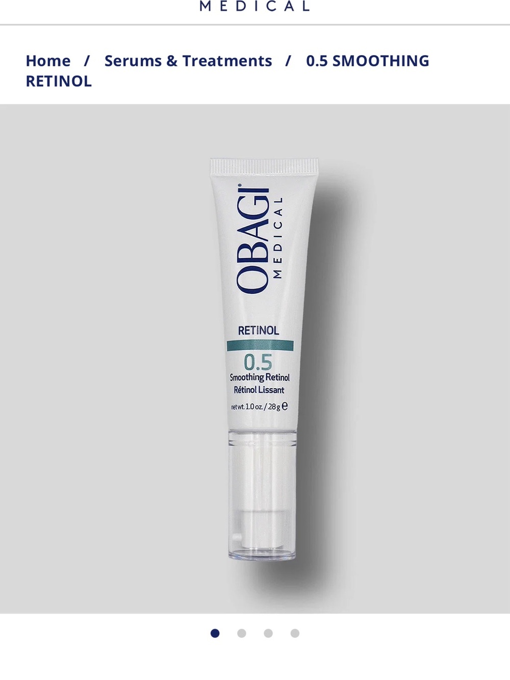 OBAGI MEDICAL 0.5 Retinol